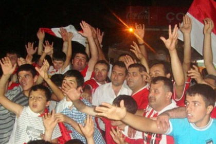 Kahramanmaraşspor'a coşkulu karşılama
