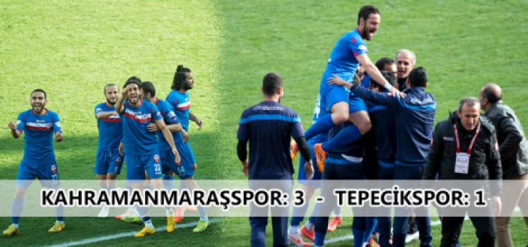 Kahramanmaraşspor 3-1 Tepecikspor